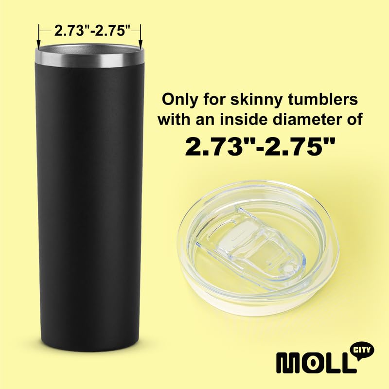 Skinny Tumbler Replacement Lid - 2.73-2.75 Inch Diameter