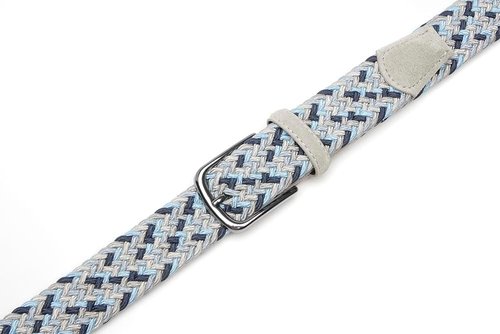 Fabio Valenti Men's Stretch Woven Braided Belt - Versatile 1 3/8" Design for Golf & Casual Wear