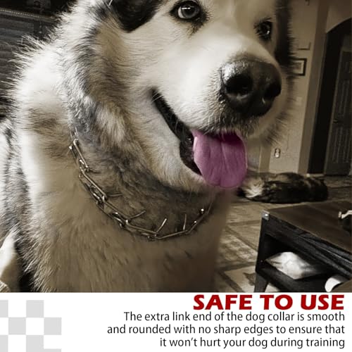 Dog Collar Extension Links - 2.25mm Silver, 4 Pack