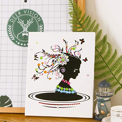 1200+ PCS Gem Stickers - Self Adhesive Rhinestone Stickers for Crafts