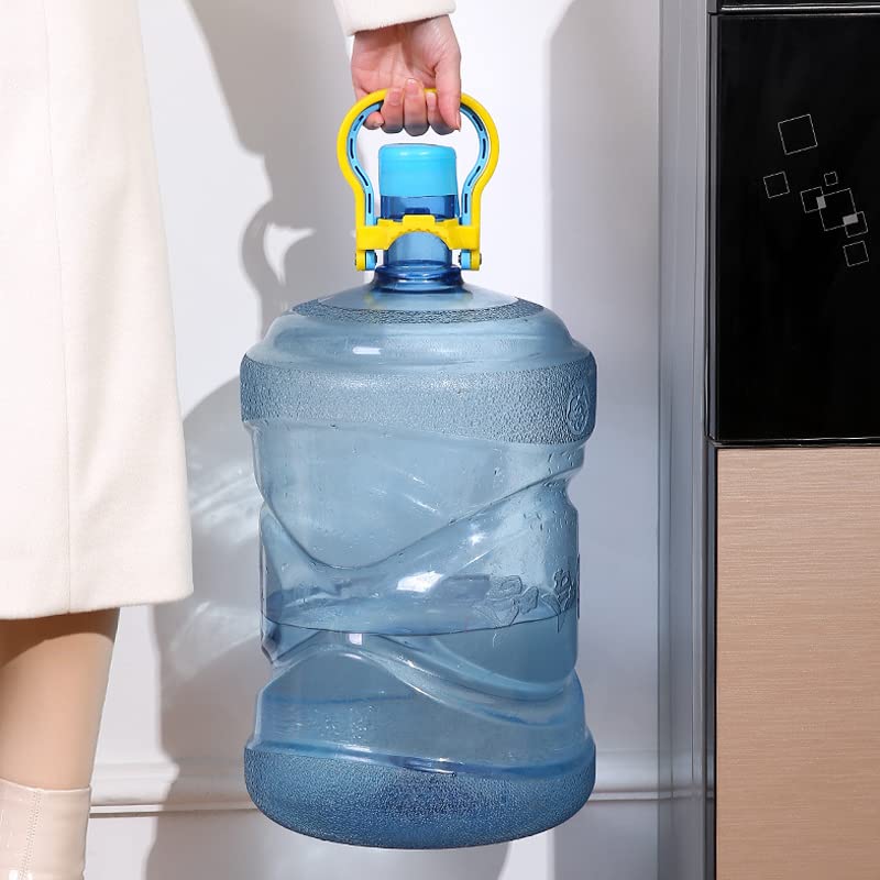 2-Pack 5 Gallon Water Bottle Carrier with Ergonomic Grip Handle