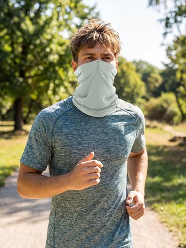 Men's Breathable Sun Protection Balaclava Gaiter Face Mask - Cooling Neck Cover