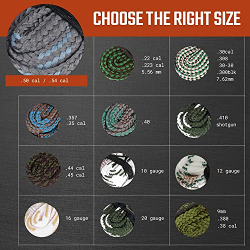 Compact Gun Cleaner Rope for .50/.54 Cal - Ultimate Rifle Build
