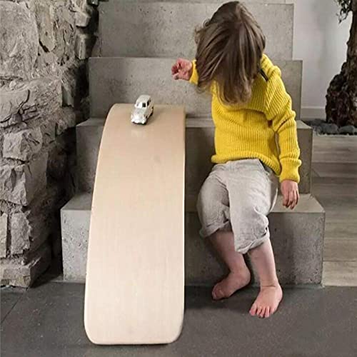 Wooden Balance Board - Montessori Toy for Kids & Adults - Natural