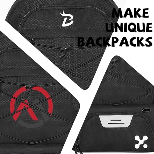 Goloni Black 35L Basketball Backpack with Shoe & Ball Compartments, Waterproof Sport Bag