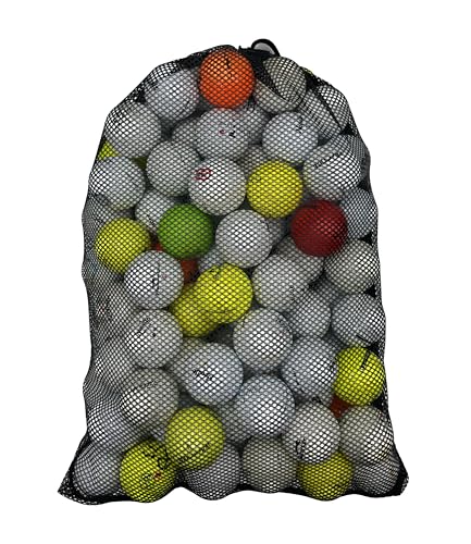 72 Used Golf Balls Assorted Mix in Mesh Bag for Practice & Range