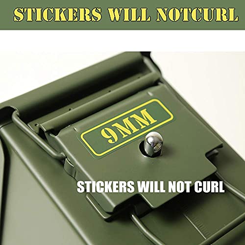Ammo Can Vinyl Sticker Decals - .45 ACP - 20 Pack