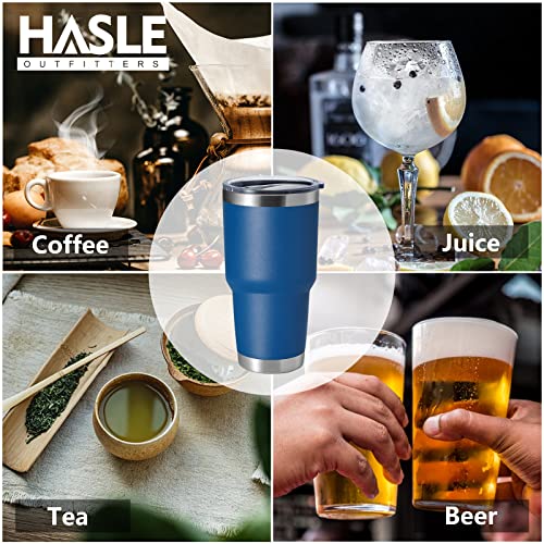 HASLE OUTFITTERS 30oz Double Wall Vacuum Insulated Stainless Steel Travel Mug - Dark Blue