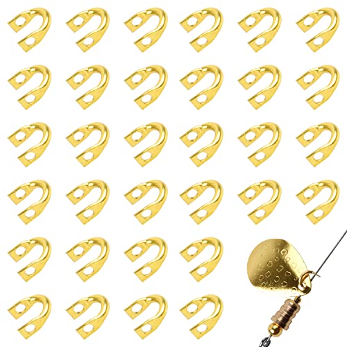 Easy Spin Brass Clevis Links - 120pcs Spinner Lure Making Parts