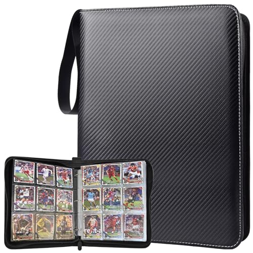 Portable Trading Card Binder - Holds 1080 Cards with 60 Sleeves