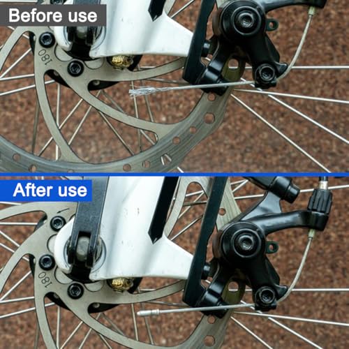 100 Pcs Bicycle Cable End Caps - Aluminum Alloy Wire Crimps - Silver