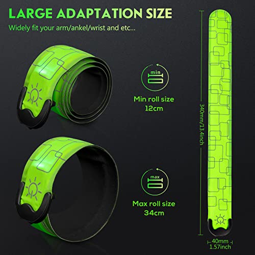 LED Running Armbands - Rechargeable Safety Lights for Runners