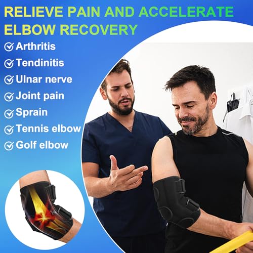 Elbow Brace for Ulnar Nerve Entrapment - Black Splint