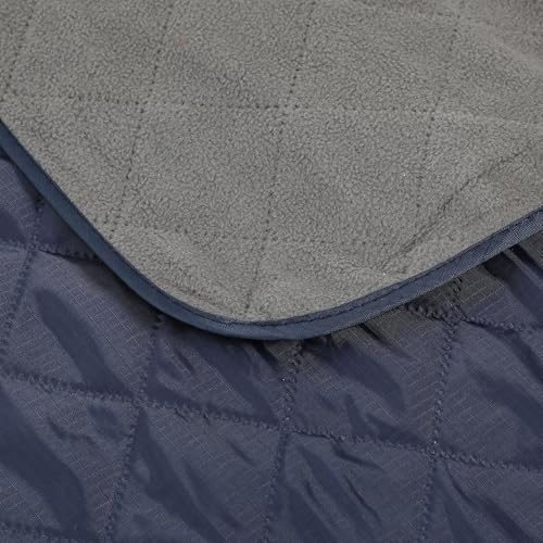 Tranqun Navy Blue Waterproof Outdoor Stadium Blankets 2 Pack, 78x55 Inches