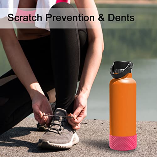 Silicone Water Bottle Boot for Stanley Tumbler 20-40oz - Pink