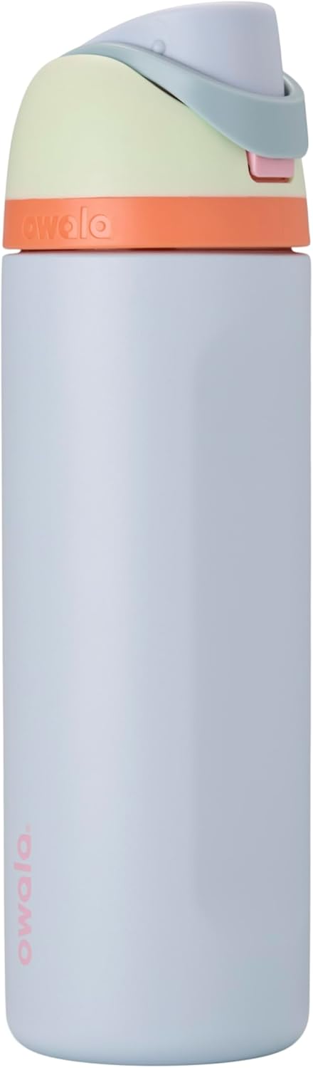 Owala FreeSip 24 oz Insulated Stainless Steel Water Bottle - BPA-Free with Straw for Sports & Travel