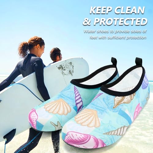 Unisex Barefoot Water Shoes - Quick-Dry Non-Slip Aqua Socks for Beach & Swim