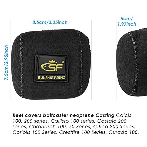 Neoprene Baitcaster Reel Cover for 50-200 Series - Left Hand