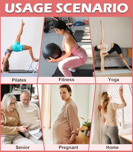 Grip Socks for Women - Non-Slip Pilates Socks, Black/Pink/Grey