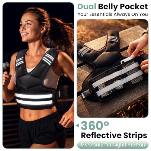 Atybo Adjustable Weighted Vest for Women & Men 11-18 lbs Fitness Training