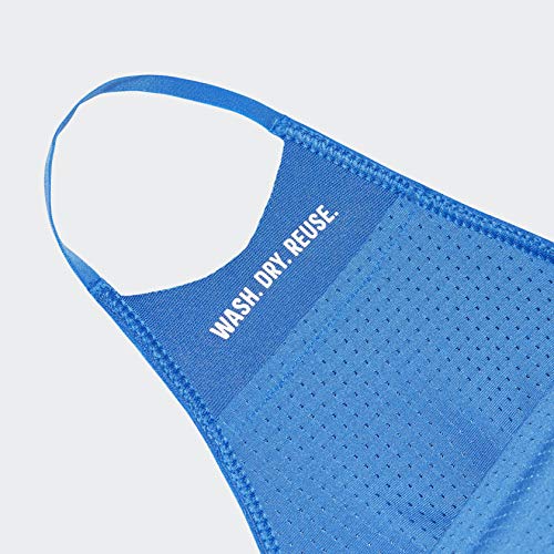 Reusable Face Covers 3-Pack - Soft & Washable, Bluebird, M/L
