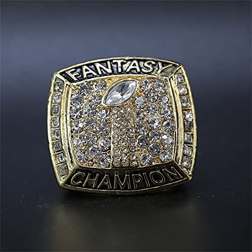2017 Fantasy Football Championship Ring Trophy - Gold, Size 10 with Box
