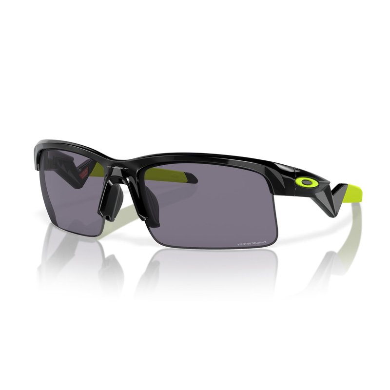 Oakley Child Sunglasses Polished Black Frame, Prizm Grey Lenses, 63MM