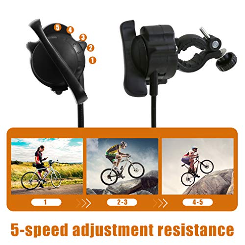 Indoor Bicycle Trainer Stand with Magnetic Flywheel & 5 Resistance Levels