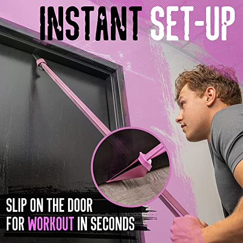 Resistance Band Door Anchor - Heavy Duty - Pink
