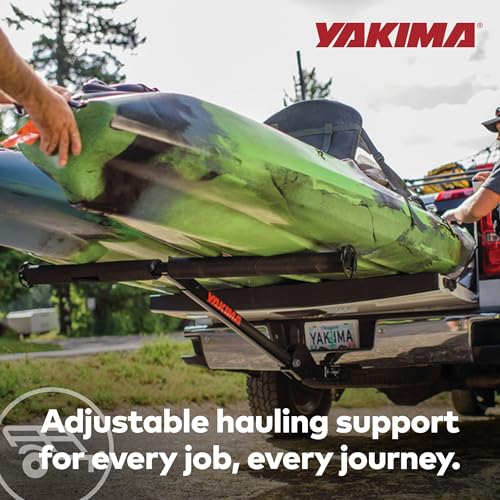 Adjustable Tailgate Rack for Kayaks, Lumber & Ladders - 60" Crossbar