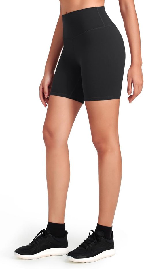 HeyNuts Pro Biker Shorts - High Waisted Compression Workout Shorts | 4''/6'' Sizes Available