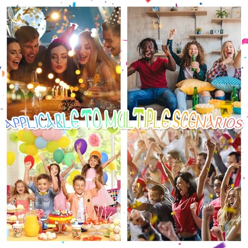 3-Piece Multicolor Vuvuzela Horn Set - Loud Cheering Toys for Soccer