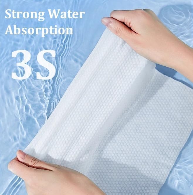 70Pcs Compressed Towels - Portable Face Wash Cloths for Travel