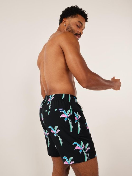 Chubbies Lined Men's Swim Trunks 7 Inch - Comfortable Swim Shorts with Elastic Waist & UPF 50+ Protection
