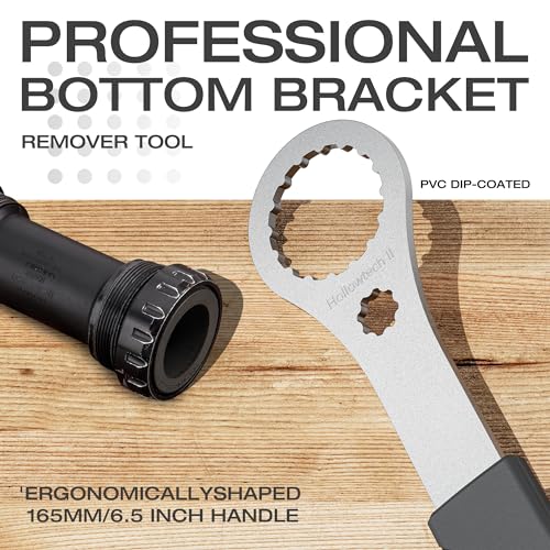 GEWAGE HOLLOWTECH II Bicycle Bottom Bracket Tool for Shimano BB9000, BBR60, 12X46MM - Includes Crank Cap Wrench, Fits Shimano XT, Ultegra
