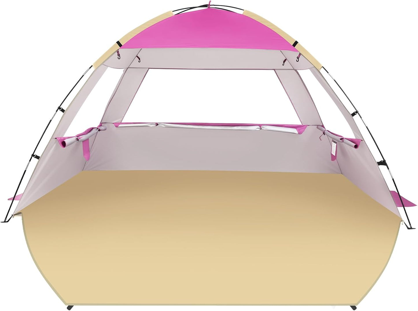 Venustas Beach Tent - UPF 50+ UV Protection Sun Shelter for 3-8 People | Lightweight & Easy Setup