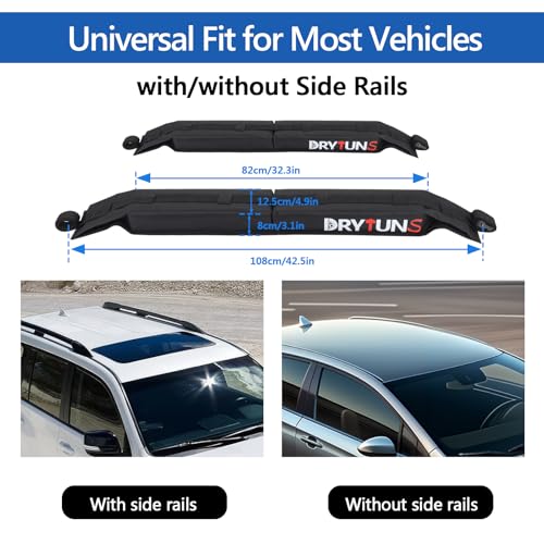 Universal Soft Roof Surfboard Rack for Cars - Complete Set