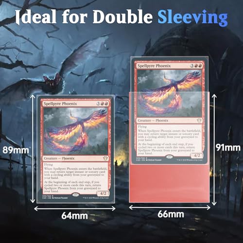 600 Clear Inner Card Sleeves for MTG & TCG - High Clarity Protection