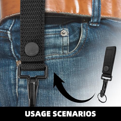 Heavy Duty Key Holder with Belt Clip for Duty Belts & Tactical Gear