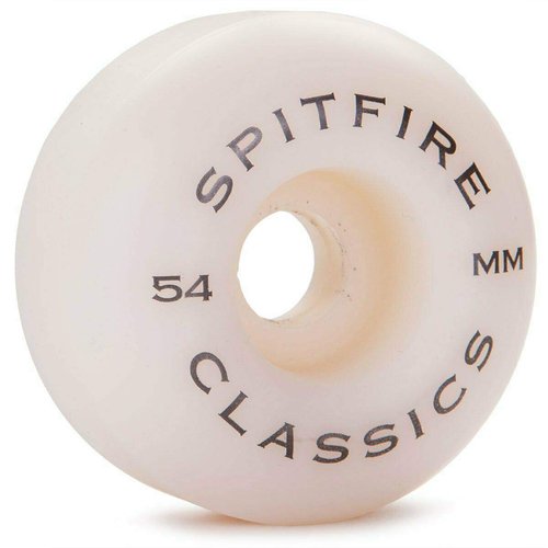 Spitfire Unisex Adult Formula-Four Classic Wheels - White, 54 mm