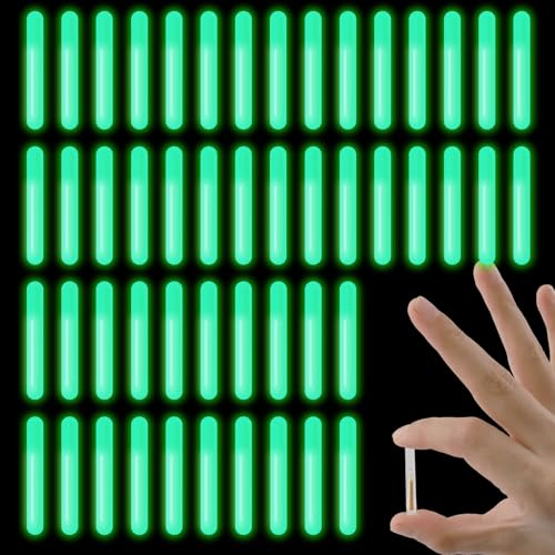 50PCS Mini Glow Fishing Float Light Sticks - Night Fishing