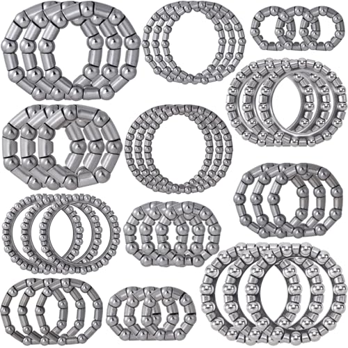 Bicycle Bearings Set - 36 Pcs in 12 Sizes, Steel Ball Bearings
