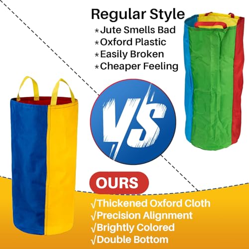 Heavy-Duty Potato Sack Race Bags - 2PCS for Outdoor Games