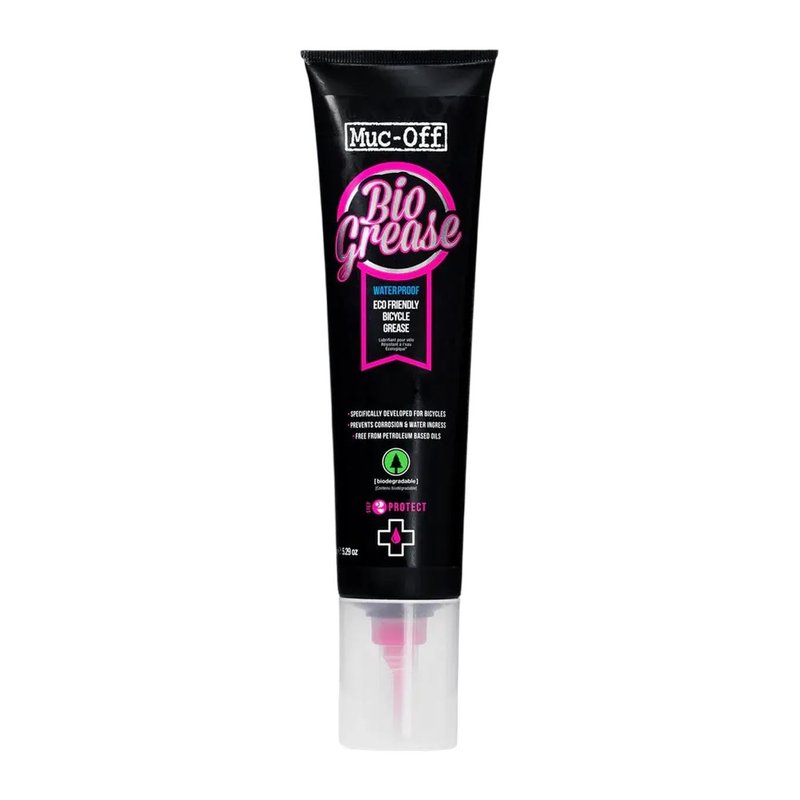 Muc-Off Bio Grease, 150g - Biodegradable Bike Grease for Pedals, Bearings and Components - Water-Resistant Bike Assembly Grease