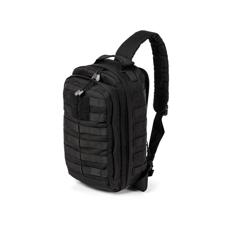 5.11 Tactical RUSH MOAB 8 Sling Pack 13L – Ambidextrous CCW Ready EDC Messenger Bag – Durable 1050D Nylon, Black, Style 56810ABR