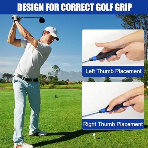 Golf Grip Trainer - Right Handed Swing Aid for Proper Posture