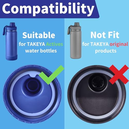 Leak-Proof Lid Gasket Replacement for Takeya Actives 24oz - 17 Pack