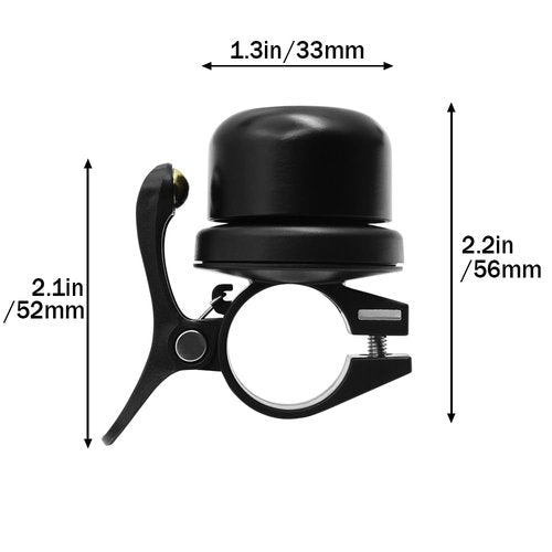Bike Bell Classic Bike Bells, Bicycle Bell for Handlebars Adult, Mountain Bike Bell Accessories with Tracker
