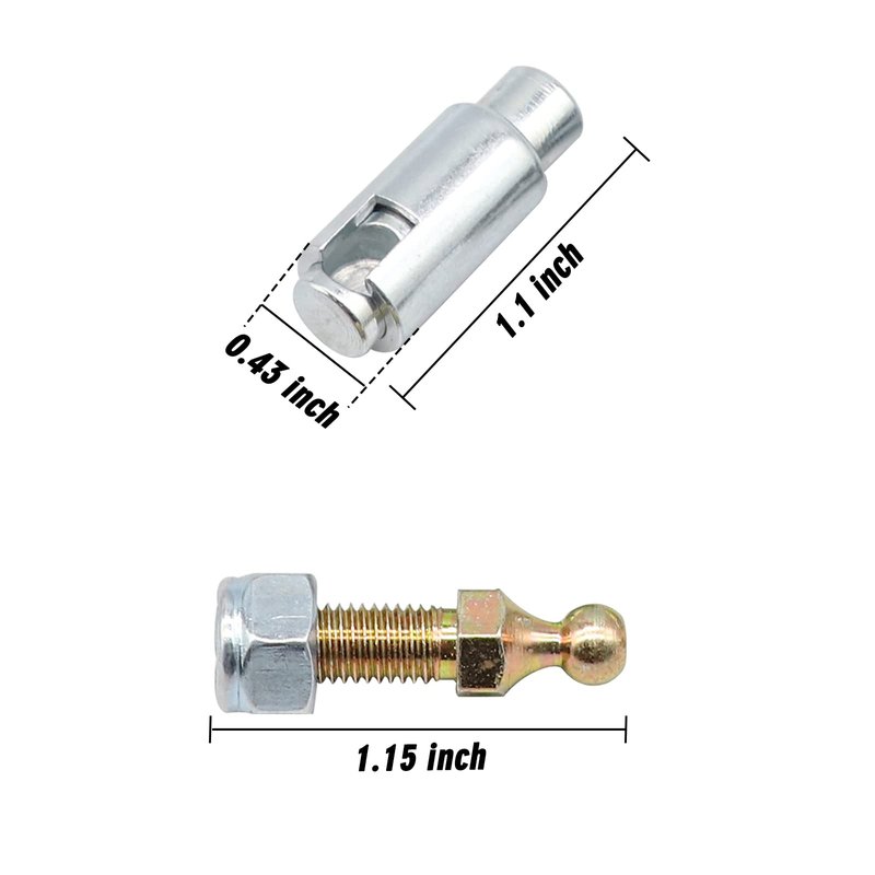 DRIVE UP Club Car Transmission Cable End,Ball Stud Kit for 1984-Up DS and 2004-2014 Precedent Gas Golf Cart 1012333 1010954