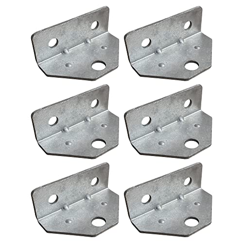 A.A 6 Pack Swivel Top Angle Brackets for Boat & Trailer Bunk Boards